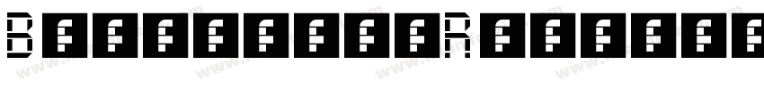 BigruxianRegular GB2字体转换